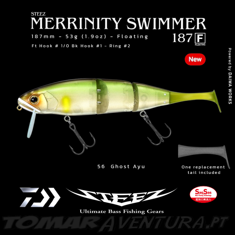 Swimbait Daiwa Steez Merrinity Swimmer 187F
