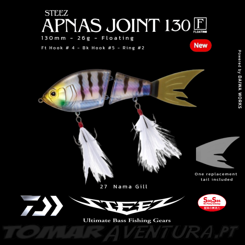 Swimbait Daiwa Steez Apnas Joint 130F