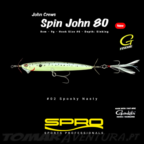 Amostra Spro Spin John 80
