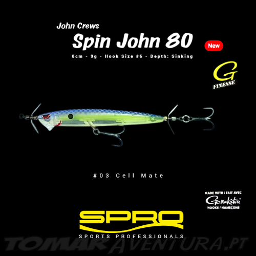 Amostra Spro Spin John 80