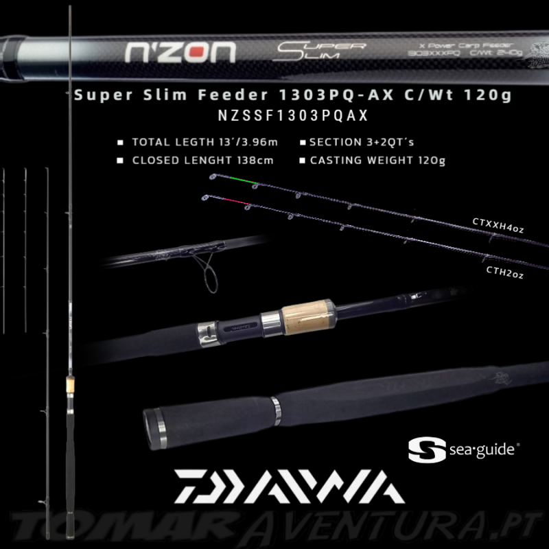 Daiwa N´Zon Super Slim Feeder 1303PQ-AX C/Wt 120g