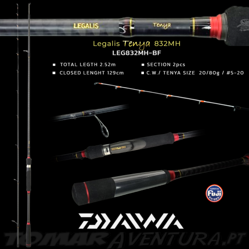 Cana Spinning Daiwa Legalis Tenya 832MH - 252m - 20/80g