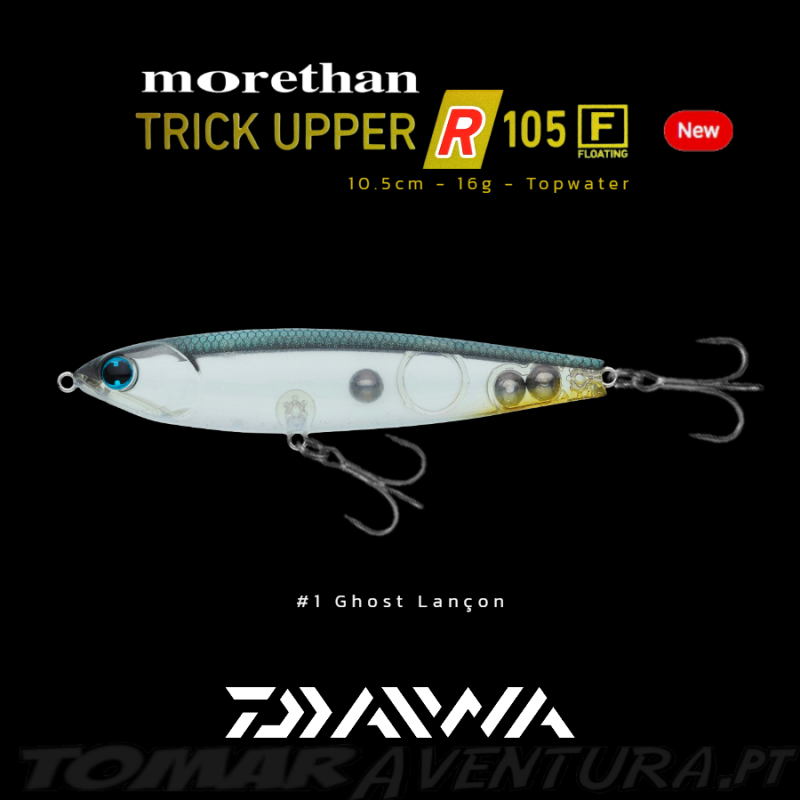 Amostra Daiwa Morethan TRICK UPPER R 105F
