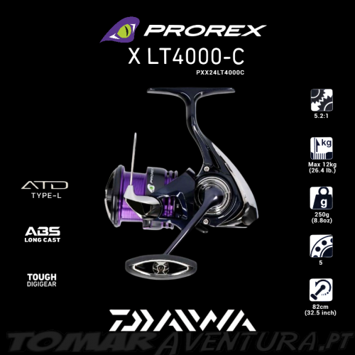 Carreto Daiwa Ballistic 17 LT 3000D-CXH
