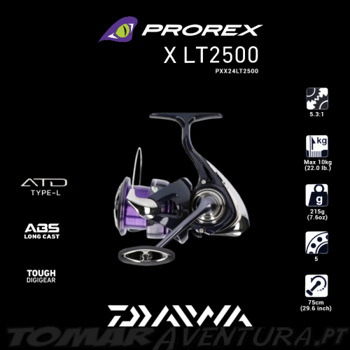Carreto Spinning Daiwa PROREX X 24 LT 2500