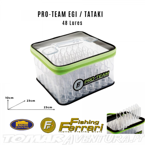 Bolsa Fishing Ferrari PRO-TEAM EGI / TATAKI  48 Lures