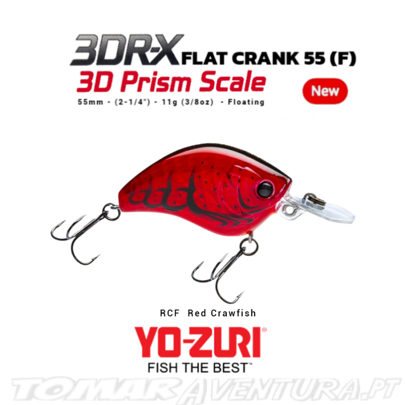 Yo-Zuri 3DR-X Flat Crank 55F