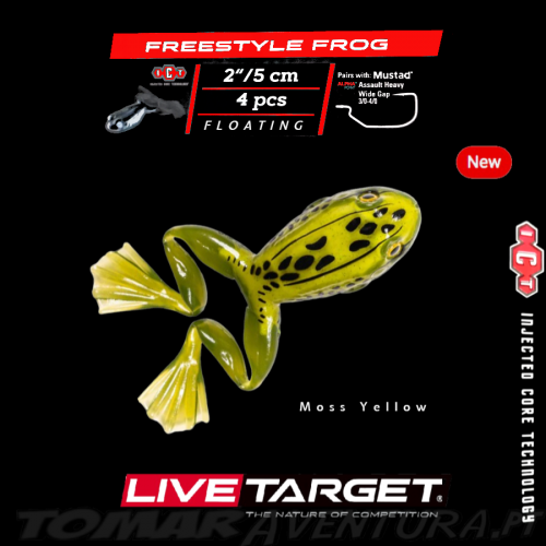Live Target Freestyle Frog 2"