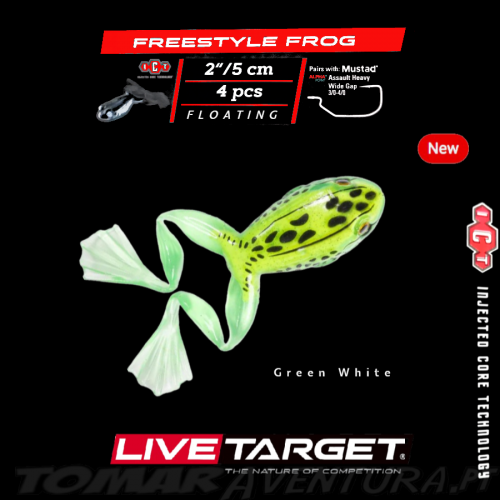 Live Target Freestyle Frog 2"