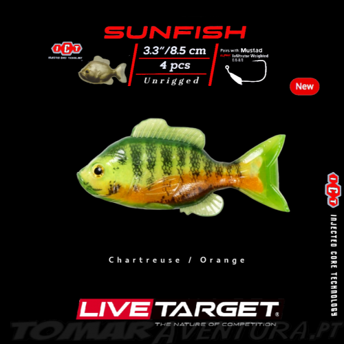 Live Target Sunfish Unrigged 3.3"