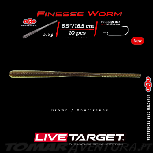 Live Target Finesse Worm 6.5"