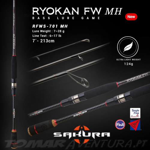 Cana Sakura RYOKAN FW Spinning MH - 7´- 213cm 7-28g