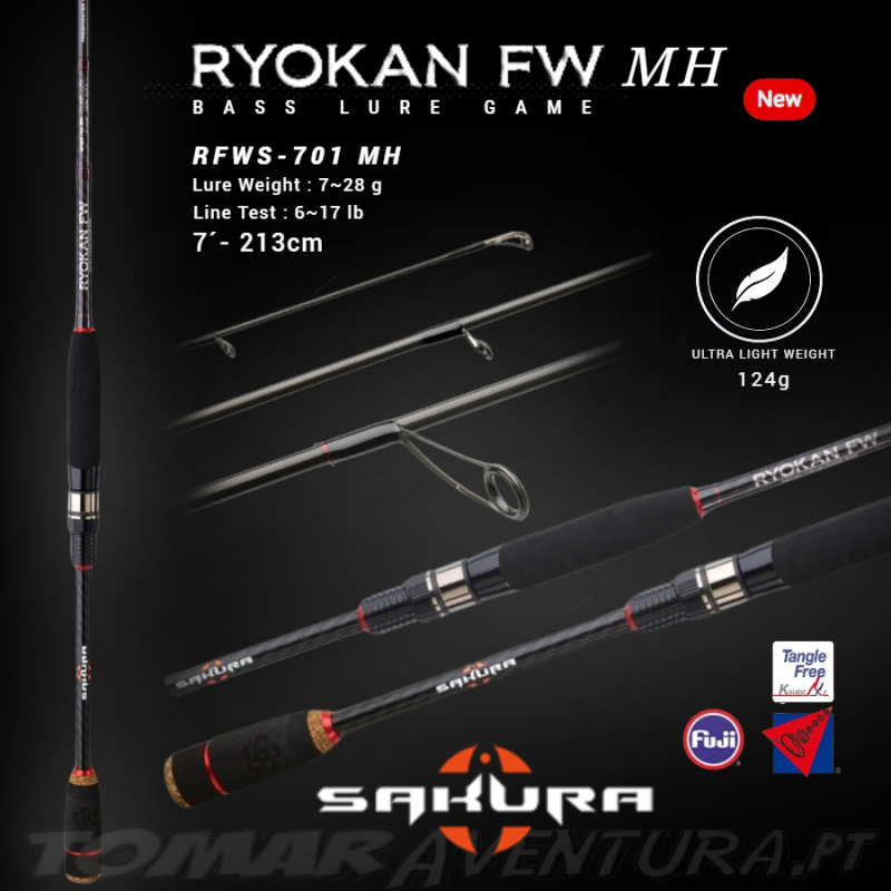 Cana Sakura RYOKAN FW Spinning MH - 7´- 213cm 7-28g
