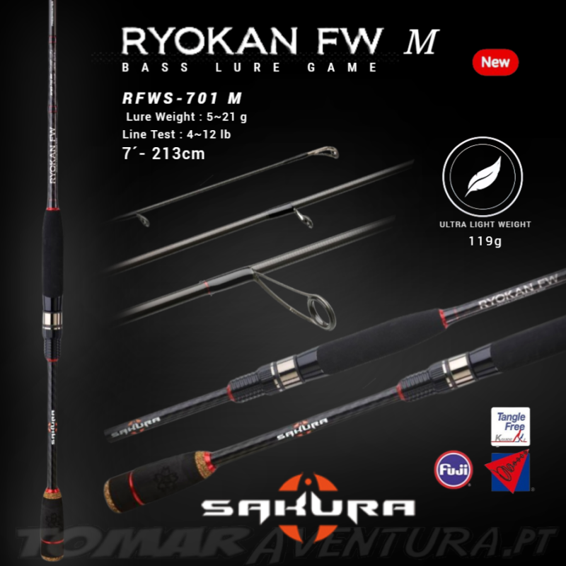 Cana Sakura RYOKAN FW Spinning M - 7´- 213cm 5-21g