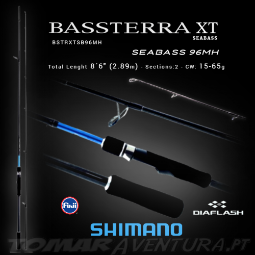 Cana Spinning Shimano BassTerra XT Sea Bass 96MH 2,89m 15-65g