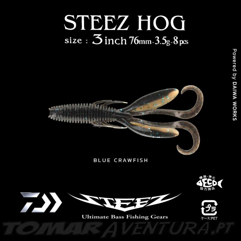 Daiwa LS STEEZ HOG 3inch 76
