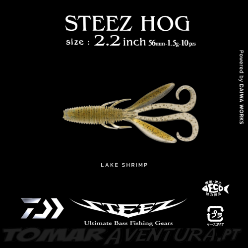 Daiwa LS STEEZ HOG 2,2inch 56