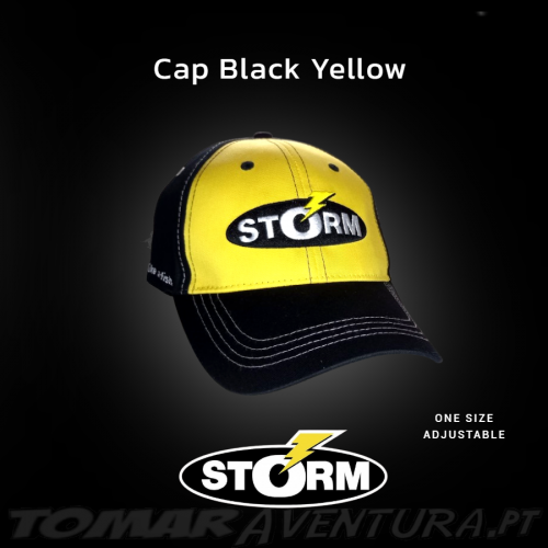 Chapeu Storm Cap Black Yellow