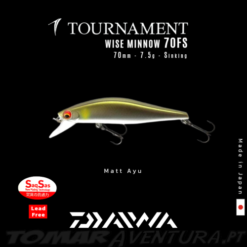 Daiwa Tournament Wise Minnow 70FS