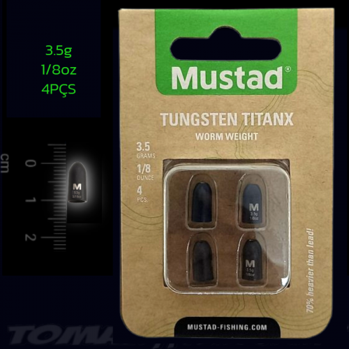 Mustad Tungsten Titanx Worm Weight