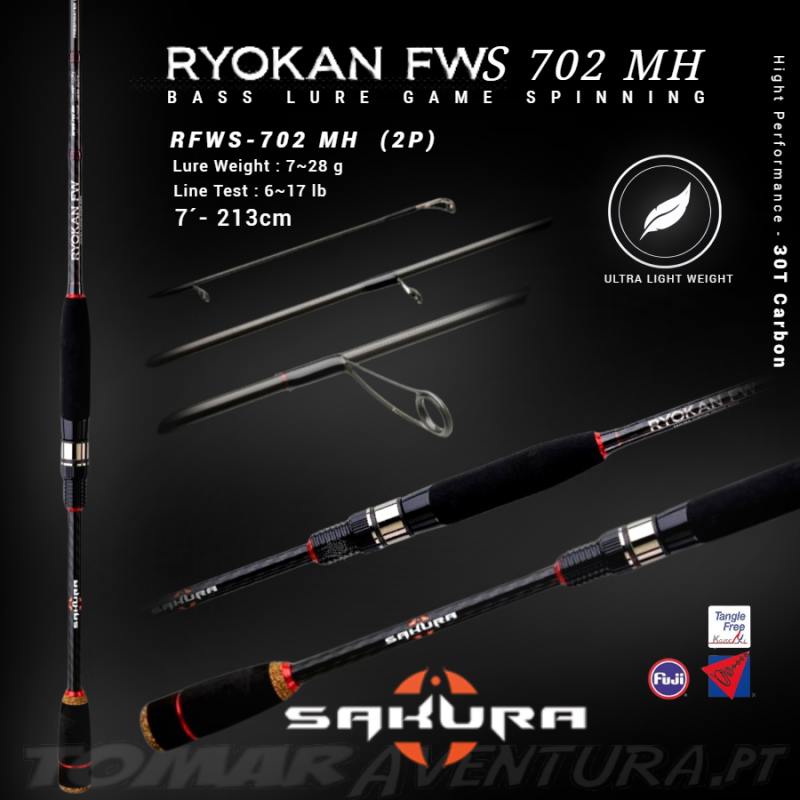 Spinning Sakura Ryokan FW 702 MH (2P)