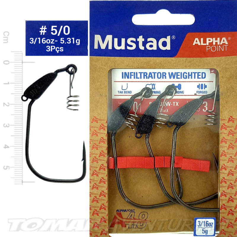 Mustad Infiltrator Weighted Alpha Point