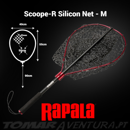 Camaroeiro Rapala Scoope-R Silicon Net - M