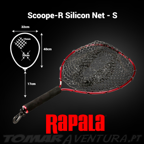 Camaroeiro Rapala Scoop-R Silicon Net - S