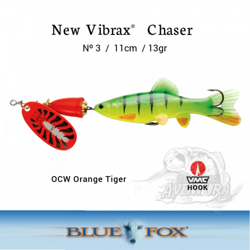Amostra Blue Fox Vibrax Chaser 3