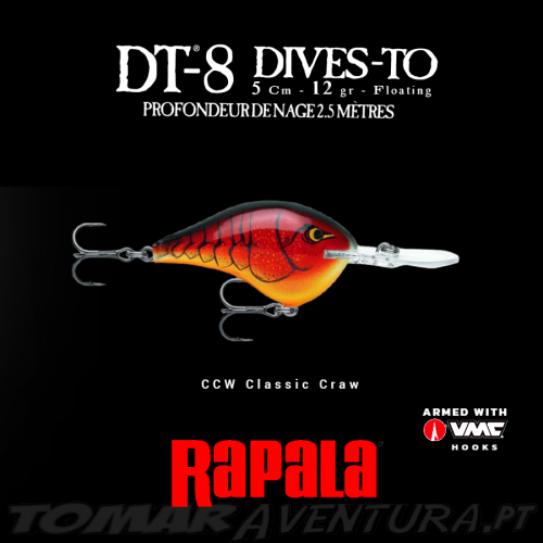 Amostra Rapala DT-8
