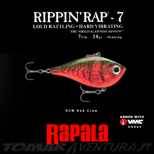 Amostra Rapala Rippin Rap 7