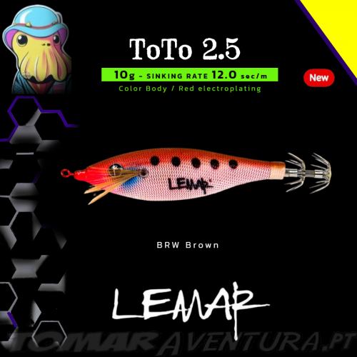 Lemar TOTO Squid Jig 2.5