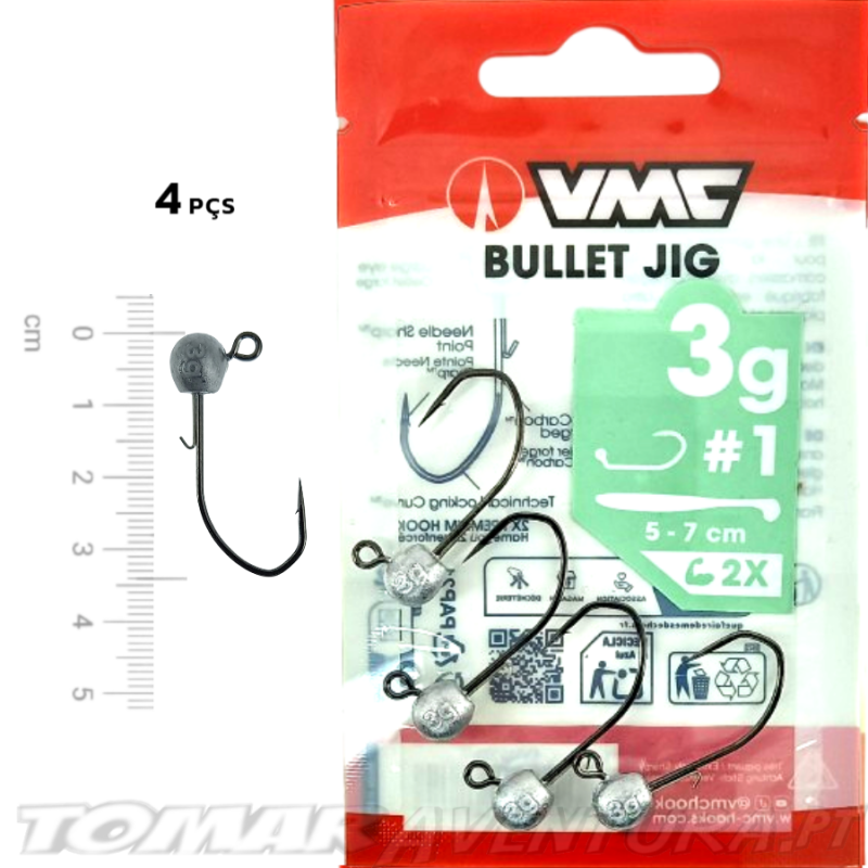 Cabeçote VMC 7157 Bullet Jig Nº1