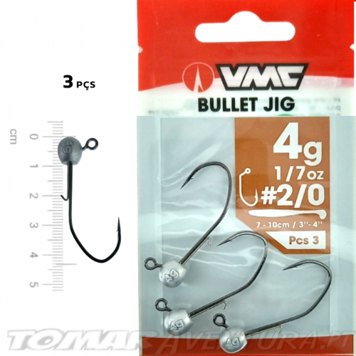 Cabeçote VMC 7157 Bullet Jig Hook 2/0