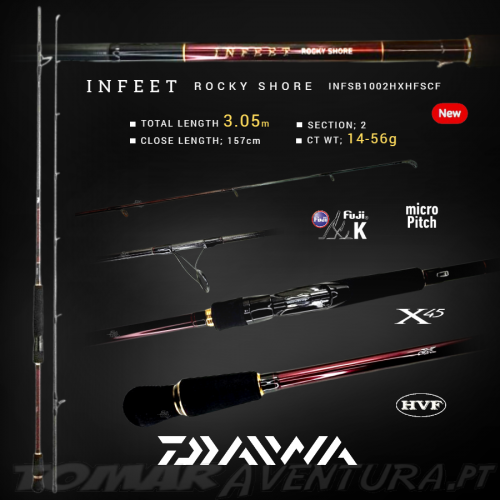 Daiwa Infeet Rocky Shore SB1002HXHFS - 3,05m 14/52g