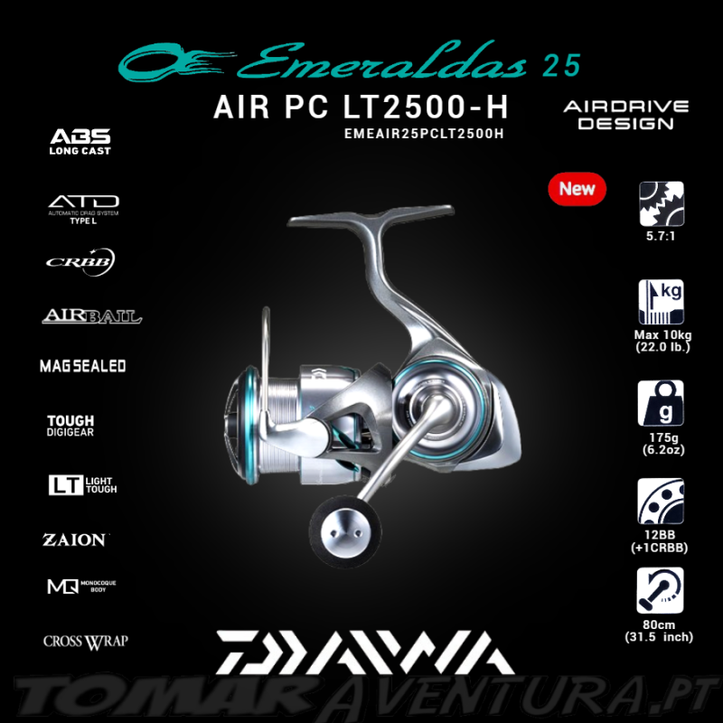 Daiwa Emeraldas AIR PC LT2500-H