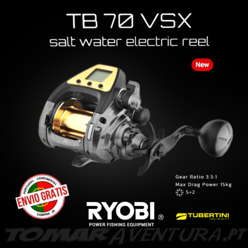 Electric Reel Tubertini RYOBI TB 70 VSX