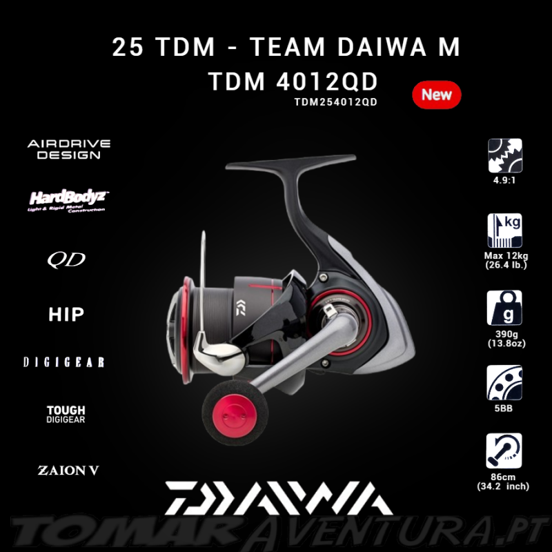 Carreto Daiwa Team Daiwa 2025 TDM 4012QD