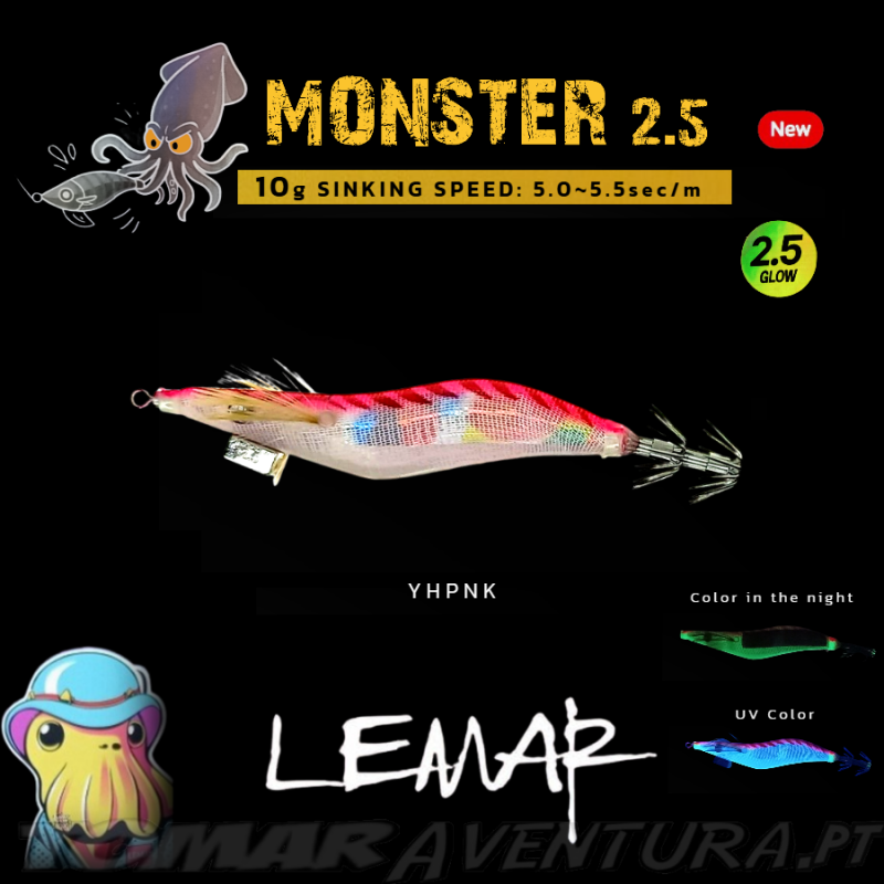Lemar MONSTER Squid Jig 2.5