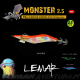 Lemar MONSTER Squid Jig 2.5