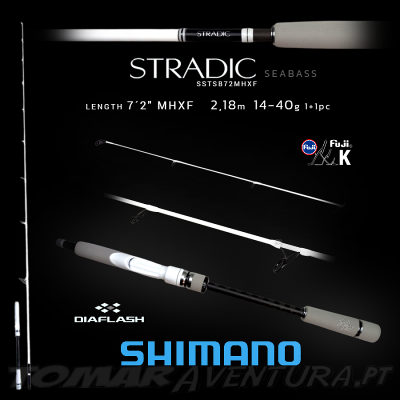 Cana Spinning Shimano Stradic Seabass 7´2"MHXF 218cm 14-40g