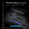 Shimano Vengeance DX Seabass 611M 210m 7-35g Spinning Rod (2pcs)