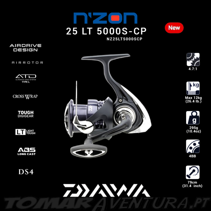 Carreto Daiwa N´Zon 25 LT 5000S-CP