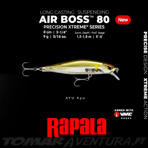 Rapala Precision Xtreme Air Boss 80