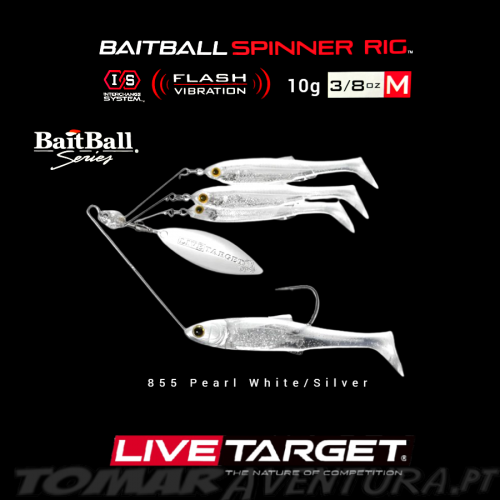 LiveTarget Baitball Spiner Rig 3/8oz