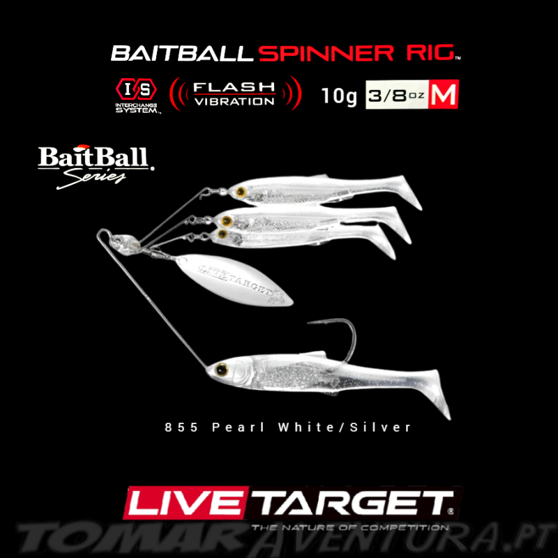 LiveTarget Baitball Spiner Rig 3/8oz