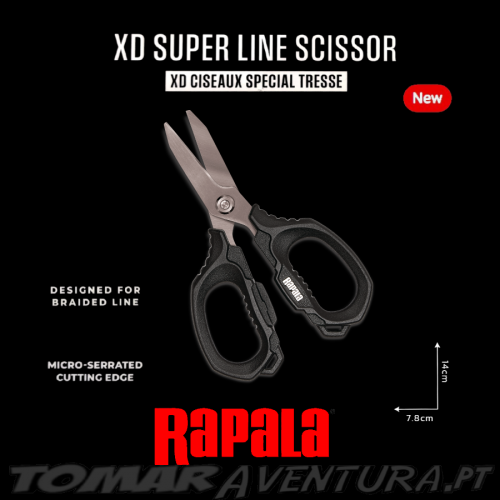Tesoura Rapala XD Super Line Scissors