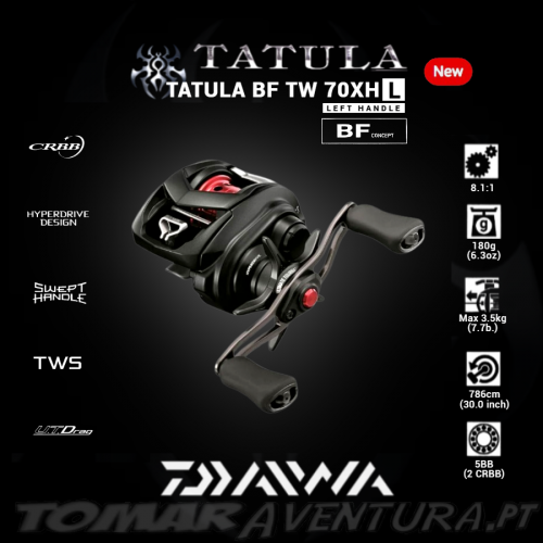 Daiwa Tatula BF TW 70XHL Baitcasting Reel