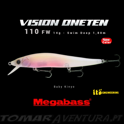 Amostra Megabass Vision Oneten 100 SP