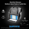 Mochila mediana y caja de aparejos Shimano